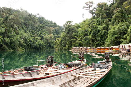 Lake of Khao Sok Nature Park in Thailand