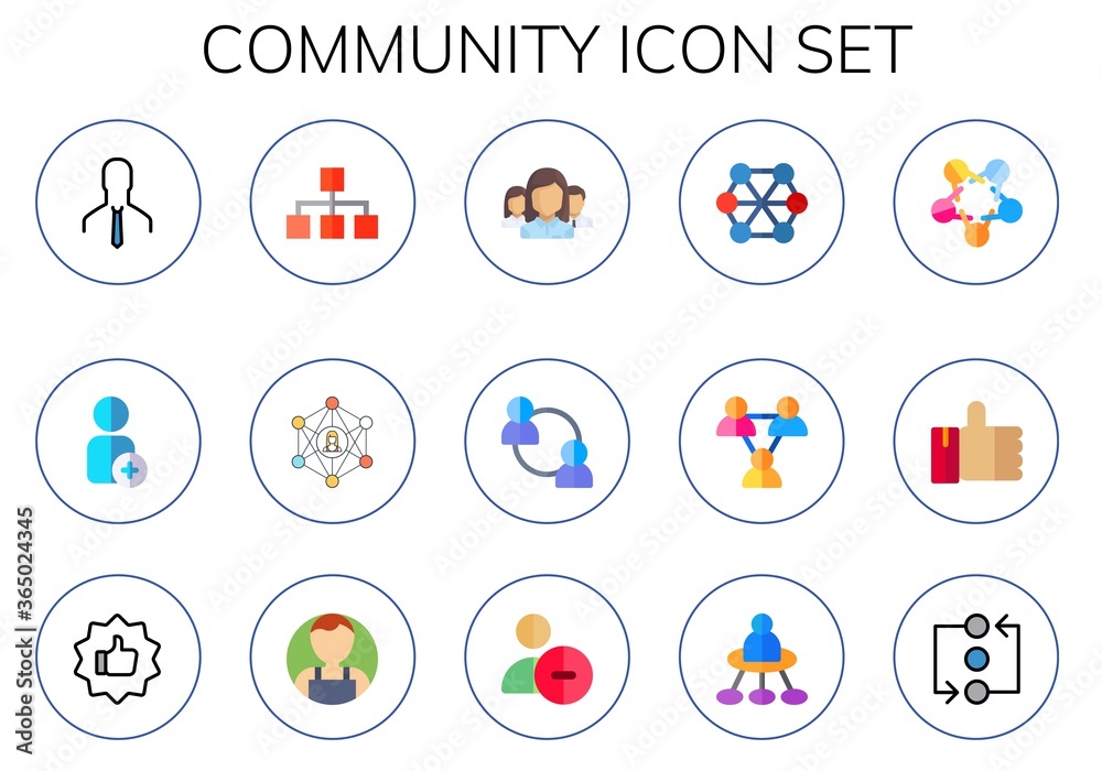 community icon set