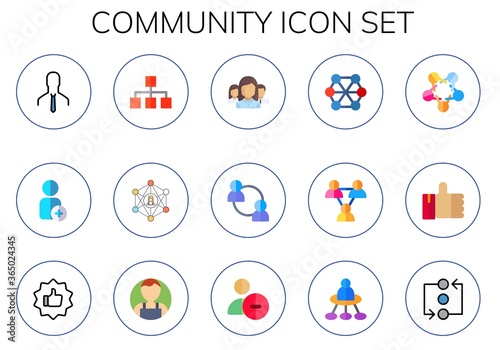 community icon set