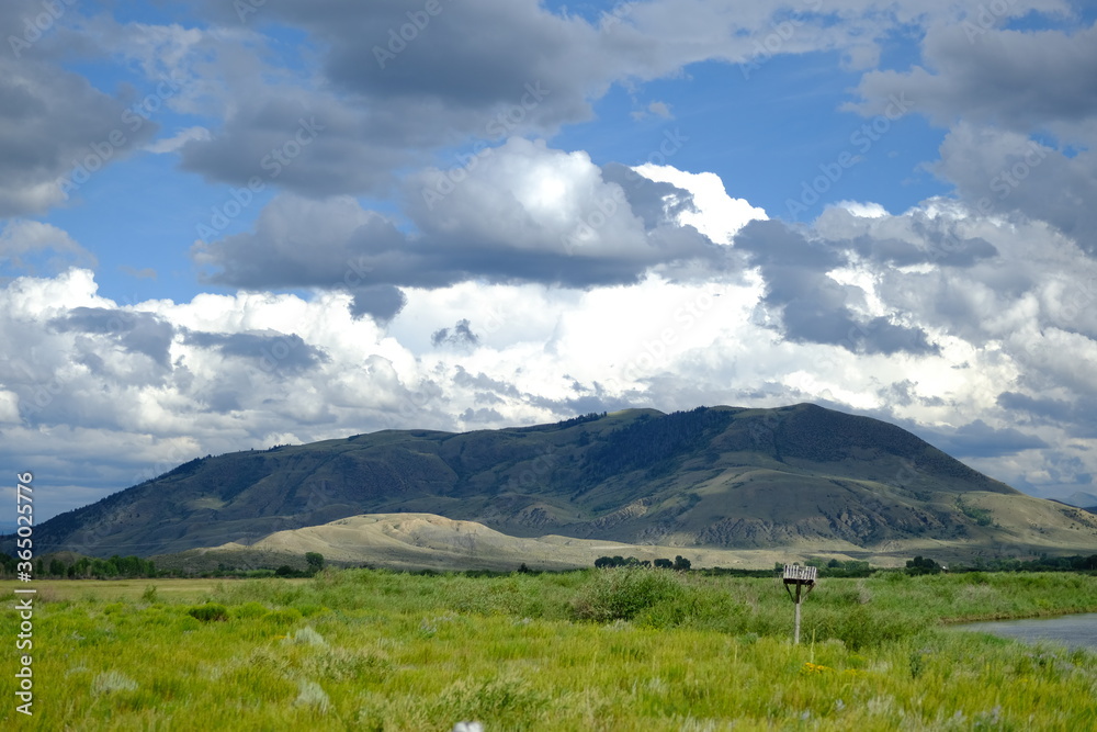 mountain landscape with clouds mountain landscape with clouds