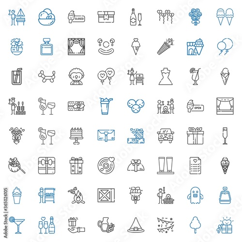 party icons set