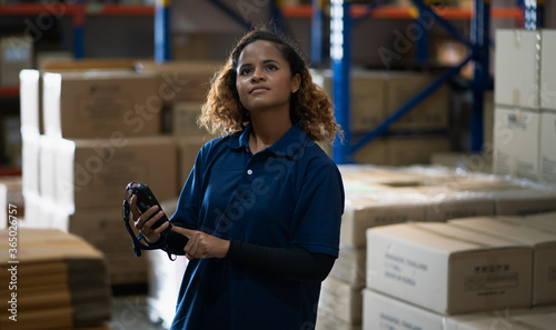 industrial worker in factory, worker man working in warehouse stock checking. suppervisor team control and management