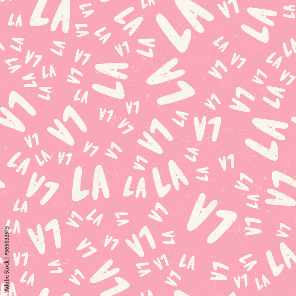 LA. Los Angeles. Retro pattern for print design. Cartoon vector illustration. Romantic seamless texture design. Hand drawn calligraphy lettering vector illustration. LA. Los Angeles. Retro pattern for print design. Cartoon vector illustration. Romantic seamless texture design. Hand drawn calligraphy lettering vector illustration.