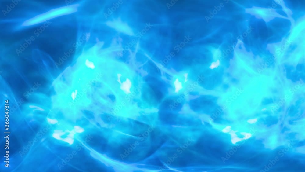 Video Background 2567: Fractal light forms ripple and shine (Loop).