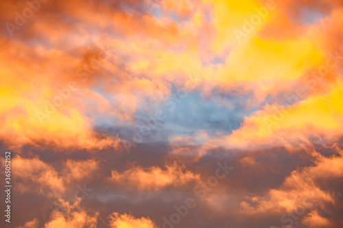 Twilight sky and cloud at sunset background image © estherpoon