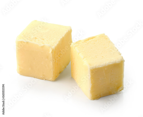 two pieces of butter