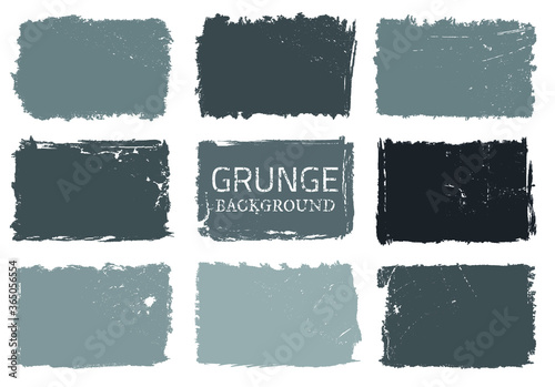 Set of grunge frames.Grunge backgrounds.