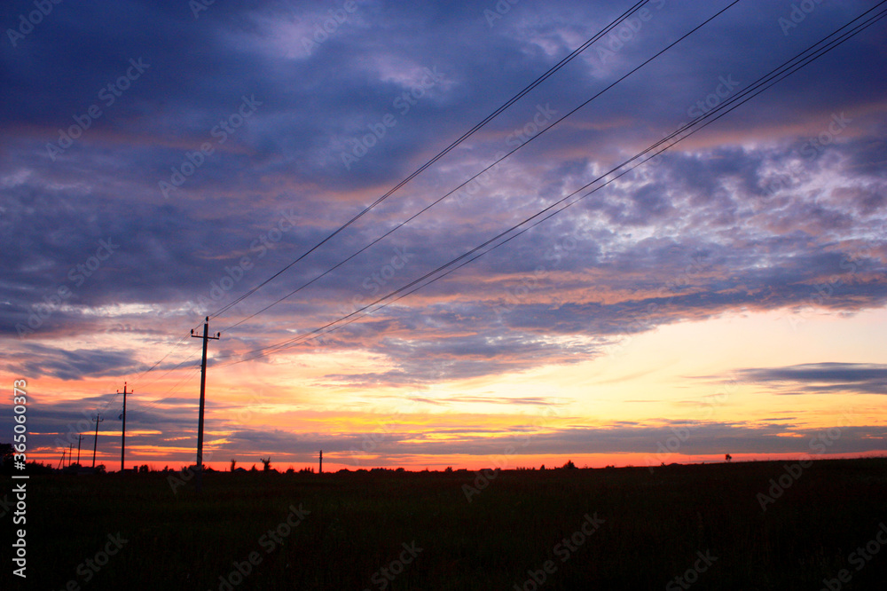 power lines at sunset power lines at sunset
