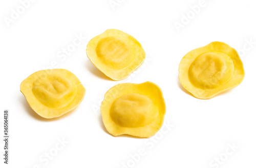 italian ravioli isolated