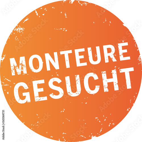 oranger Button monteure gesucht