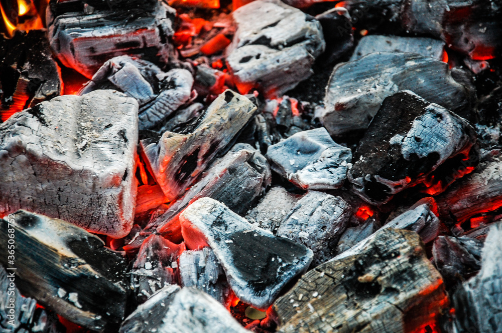 Burning embers of the fire. Natural background, Wallpaper Burning embers of the fire. Natural background, Wallpaper