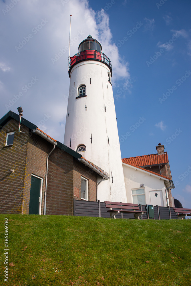 Urk lighthouse at the Dutch Ijsselmeer, Urk, Netherlands Urk lighthouse at the Dutch Ijsselmeer, Urk, Netherlands