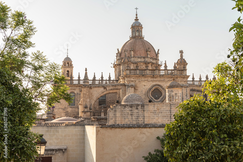 Cúpula de la Catedral de San Salvador, ubicada en Jerez de la Frontera, Cádiz, Andalucía, España. © Manueltrinidad