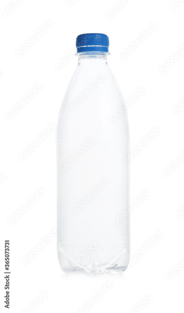 Empty bottle isolated on white. Plastic recycling Empty bottle isolated on white. Plastic recycling
