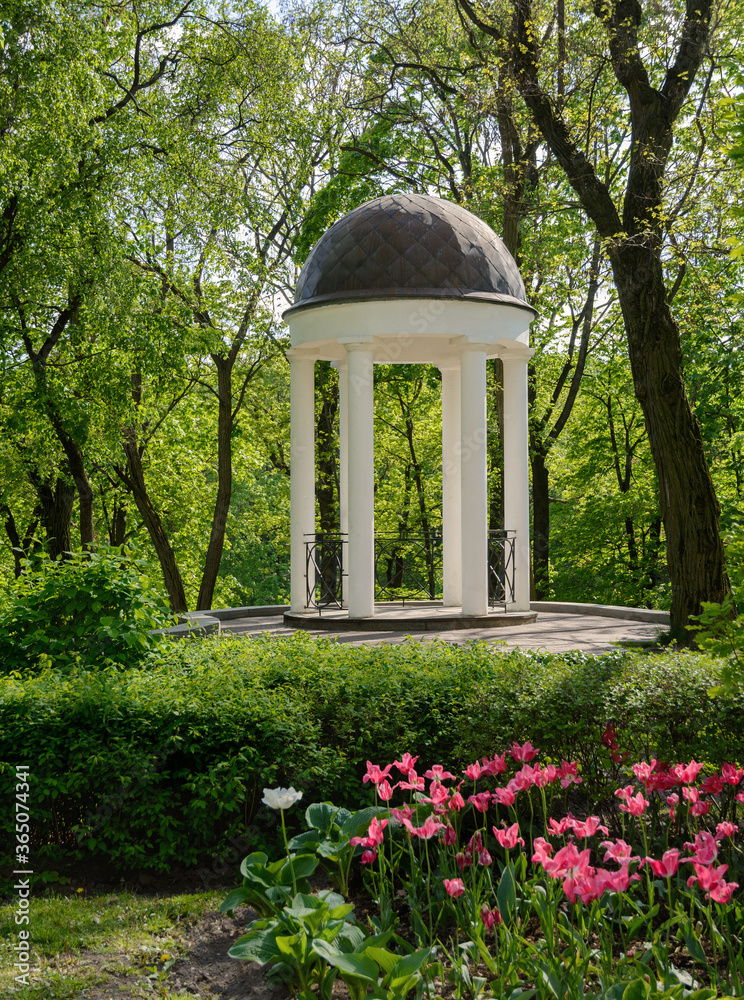 Rotunda in the northern part of the Gomel Palace and Park Ensemble. Gomel. Belarus Rotunda in the northern part of the Gomel Palace and Park Ensemble. Gomel. Belarus