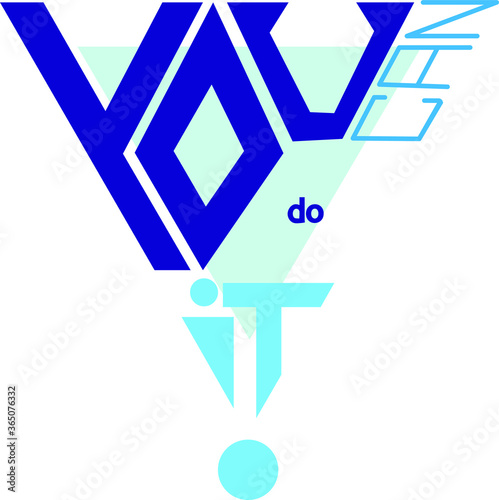 blue color lettering time you can do it on the transparent background. vector illustration for printing on t-shirts, bags, banners, posters, mugs
