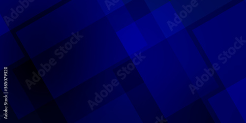 Dark and light blue box gradient illustration background with copy space for your text