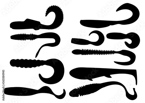 Baits for fishing.