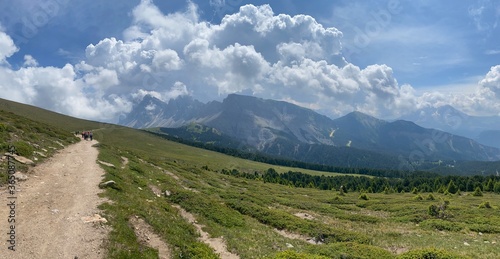 panorama of the mountains