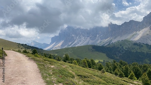 mountain landscape in the alps