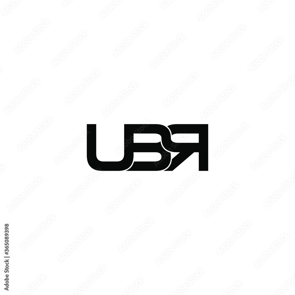ubr letter original monogram logo design ubr letter original monogram logo design