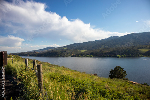 lake in the mountains