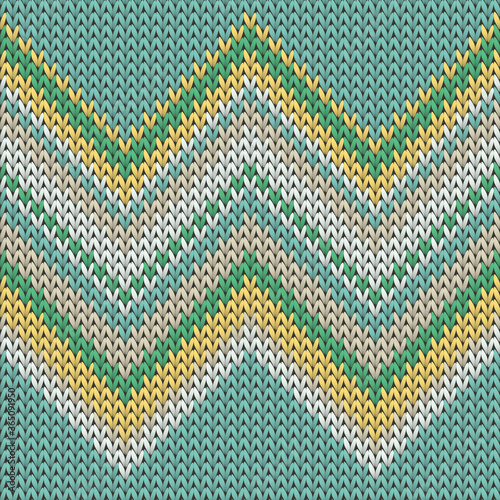 Soft zig zal lines christmas knit geometric 