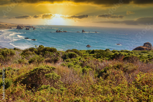 Exploring the Big Sur coastline in California
