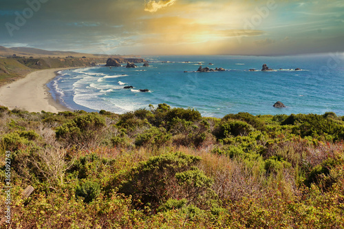Exploring the Big Sur coastline in California