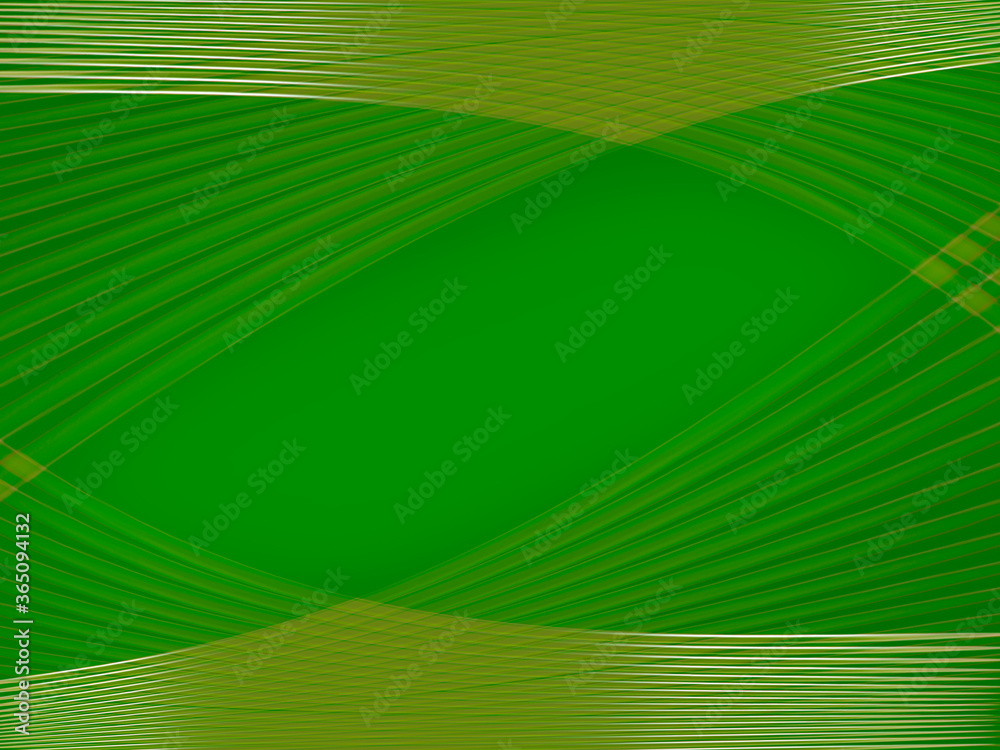 Abstract green background with a light pattern of smooth lines. Abstract green background with a light pattern of smooth lines.
