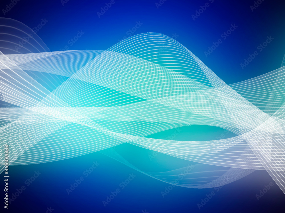 Blue abstract background with smooth waves and lines. Blue abstract background with smooth waves and lines.