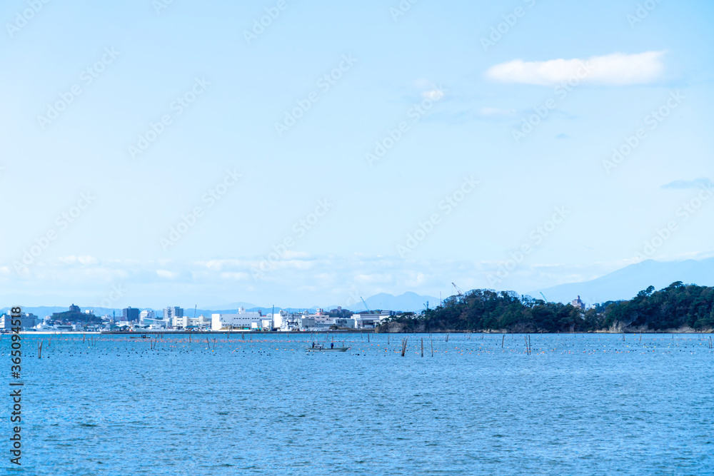 【宮城県 松島】松島湾の風景 【宮城県 松島】松島湾の風景
