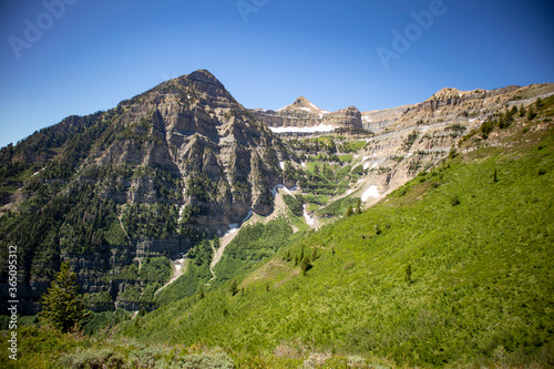 mountain landscape with mountain peak