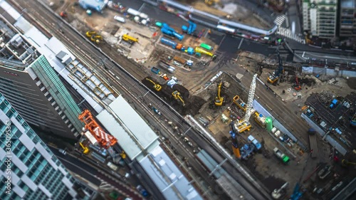 Wallpaper Mural 建設工事俯瞰 Torontodigital.ca