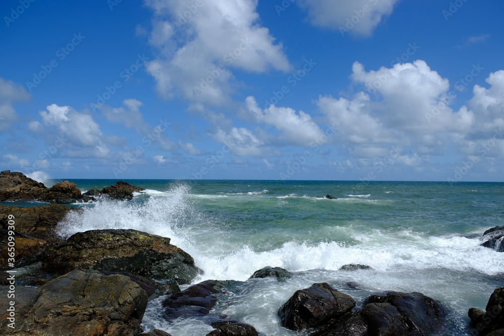 Salvador Bahia Brazil - Sea view at Barra Lighthouse Salvador Bahia Brazil - Sea view at Barra Lighthouse