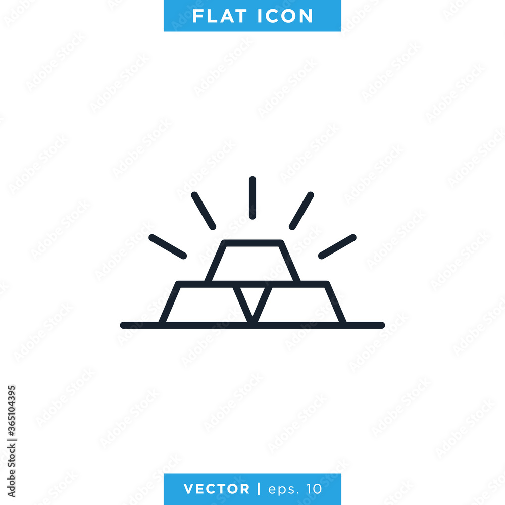 Gold Icon Vector Design Template. Editable Stroke Gold Icon Vector Design Template. Editable Stroke