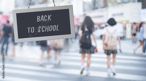 back to school concept