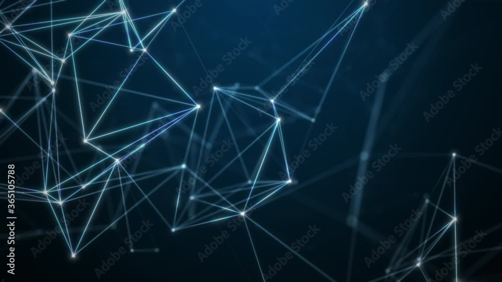 Abstract technology background from animated lines and dots. Looping seamless space geometrical backdrop Abstract technology background from animated lines and dots. Looping seamless space geometrical backdrop