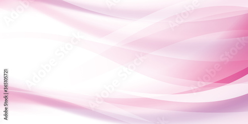 滑らかな曲線の抽象背景 ピンク