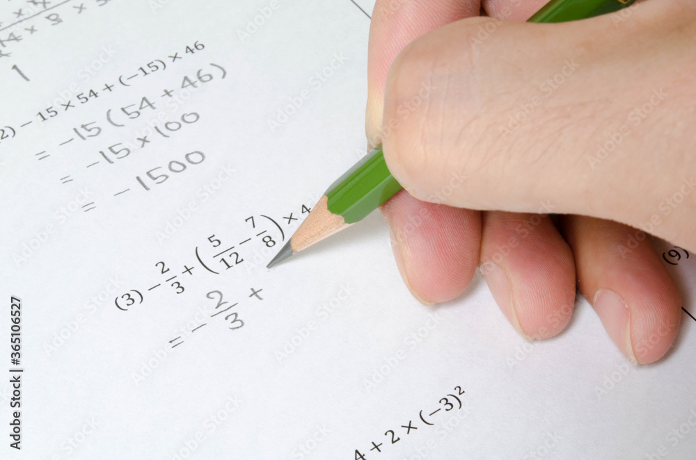 Foto 数学のテスト