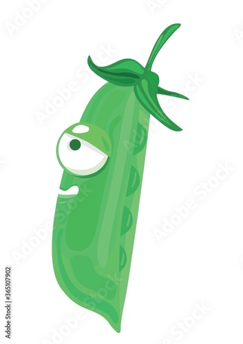 green peas character