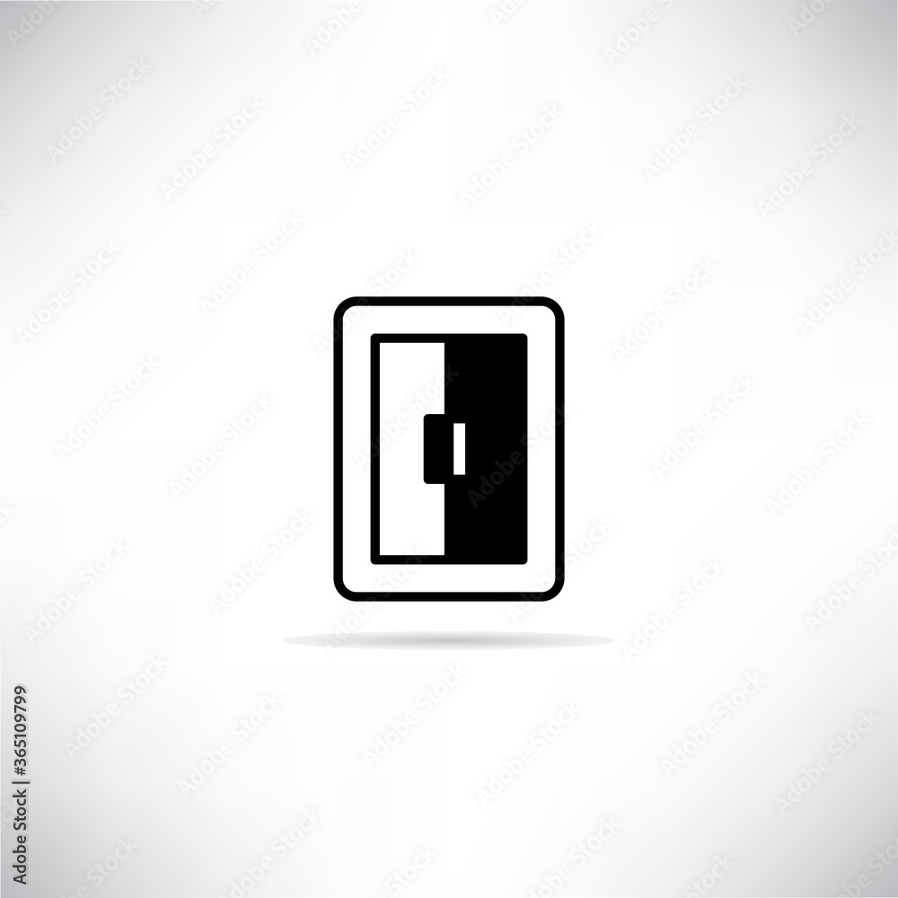 closet icon vector illustration with shadow closet icon vector illustration with shadow