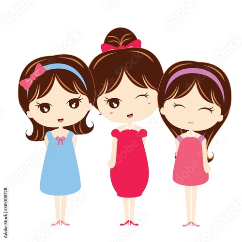 fashionable girls