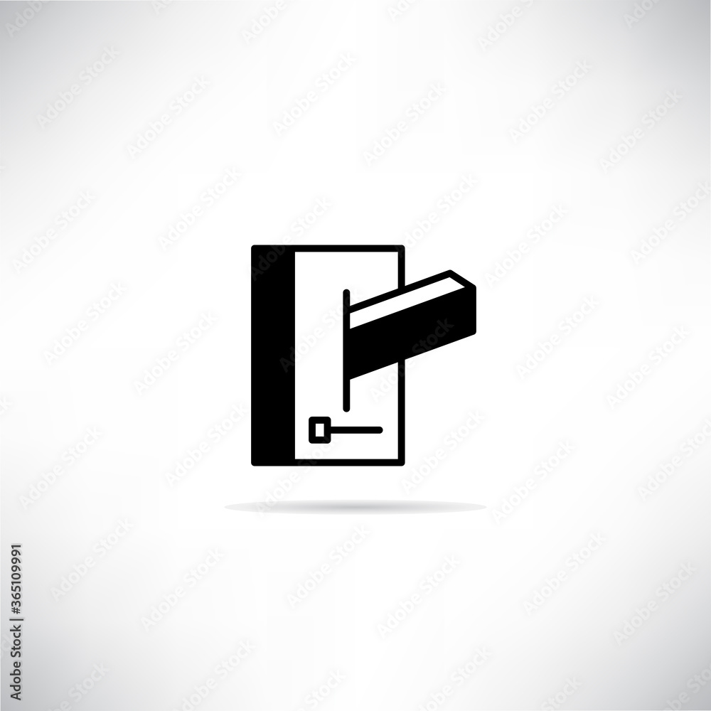 switch icon with shadow on gray background vector switch icon with shadow on gray background vector