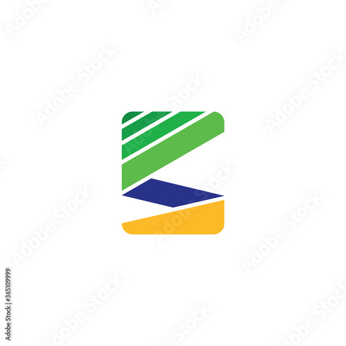 Logo template of color letter s. Simple flat style. Vector logo template ready for use. Free Download Logo template of color letter s. Simple flat style. Vector logo template ready for use. - GFXLoad