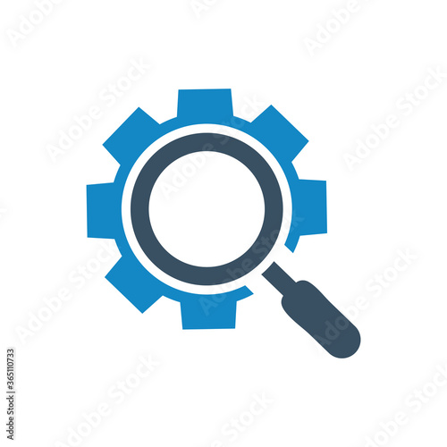 Gear search icon