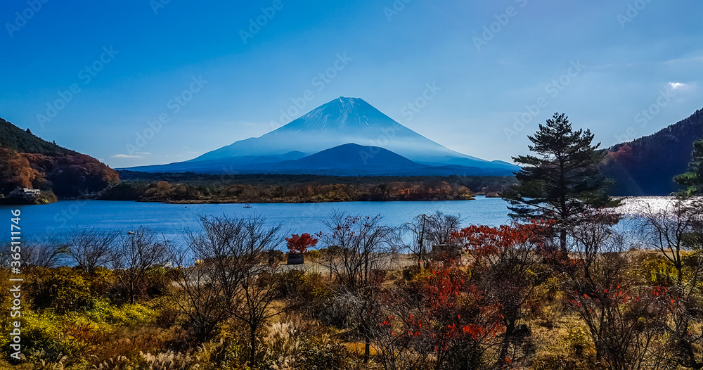 Fototapeta premium Autumn at Shojiko lake