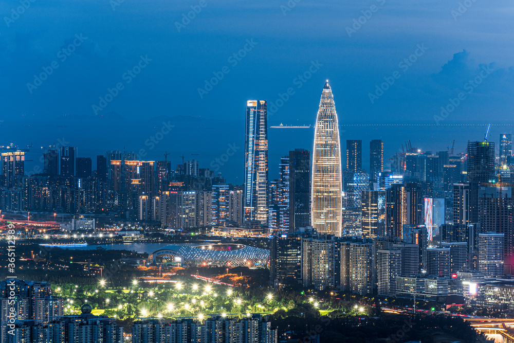 Fototapeta premium Shenzhen Houhai Financial District