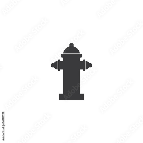 Fire hydrant logo and icon