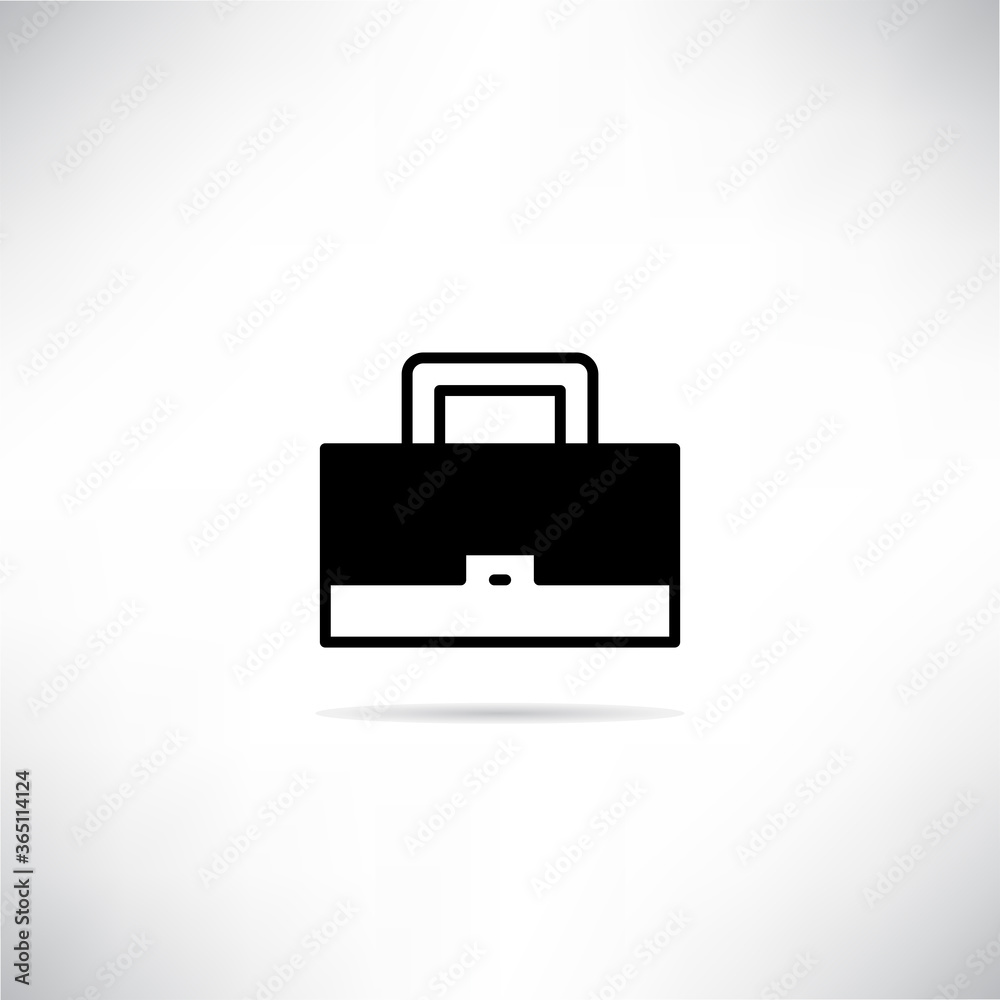 briefcase or business bag icon vector illustration briefcase or business bag icon vector illustration